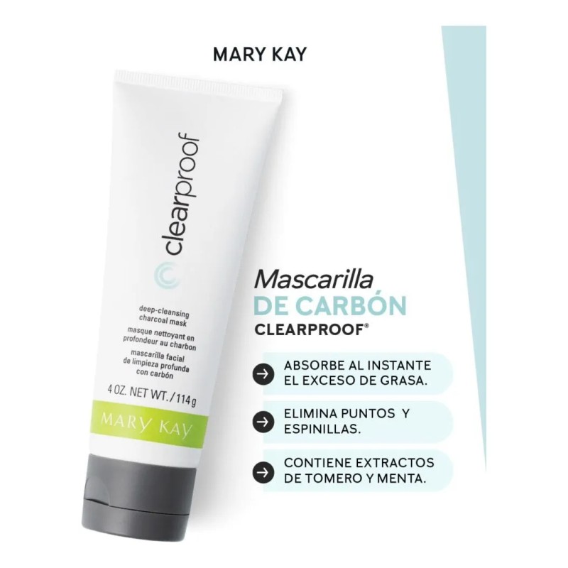 2 Dos Mascarillas Carbón Marykay Adiós Puntosnegros Exfolia