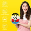 POPOYU 20 cm Nutcracker Plush Cushion Toy, 3D Cute Stuffed