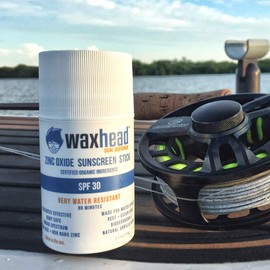 Waxhead HUGE Zinc Oxide Sunscreen Face Stick - 4 Ingredients. Biodegradable Sunscreen, Surfing Sunscreen, Organic Sunscreen Kids, Baby Safe Sunscreen, Tattoo Sunscreen, EWG Rated 1 (SPF 30, White)