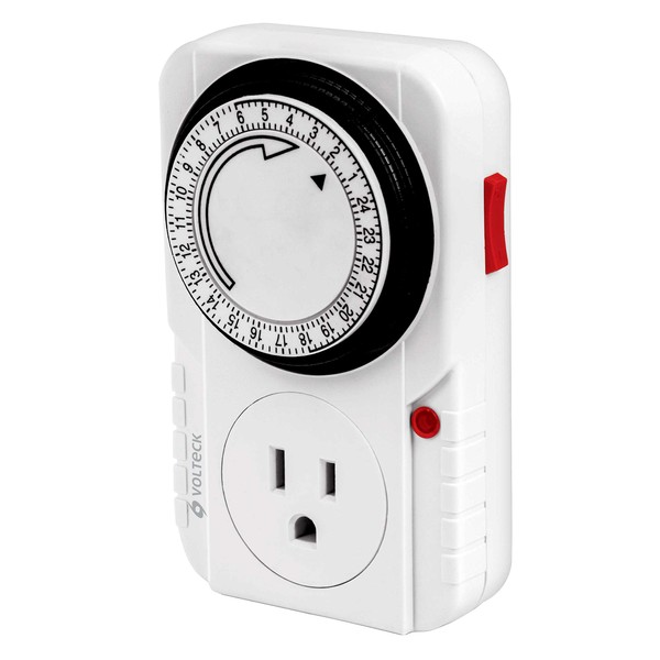 Volteck TEM-1, Temporizador analógico, 1 evento, policarbonato