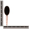 Francfranc French Shiv Dual Oval Hairbrush Shiny Pink Gold