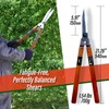 SUIZAN Hedge Shears 21.3" - Professional Japanese Garden Clippers for