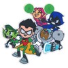 C&D Visionary Teen Titans Go Group Patch, Green, Black