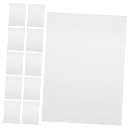 Gatuida 100Pcs Transparent Plastic Laminating Sheets Film for Document Protection High Clarity and Versatile Use for Photo Albums and Preservation