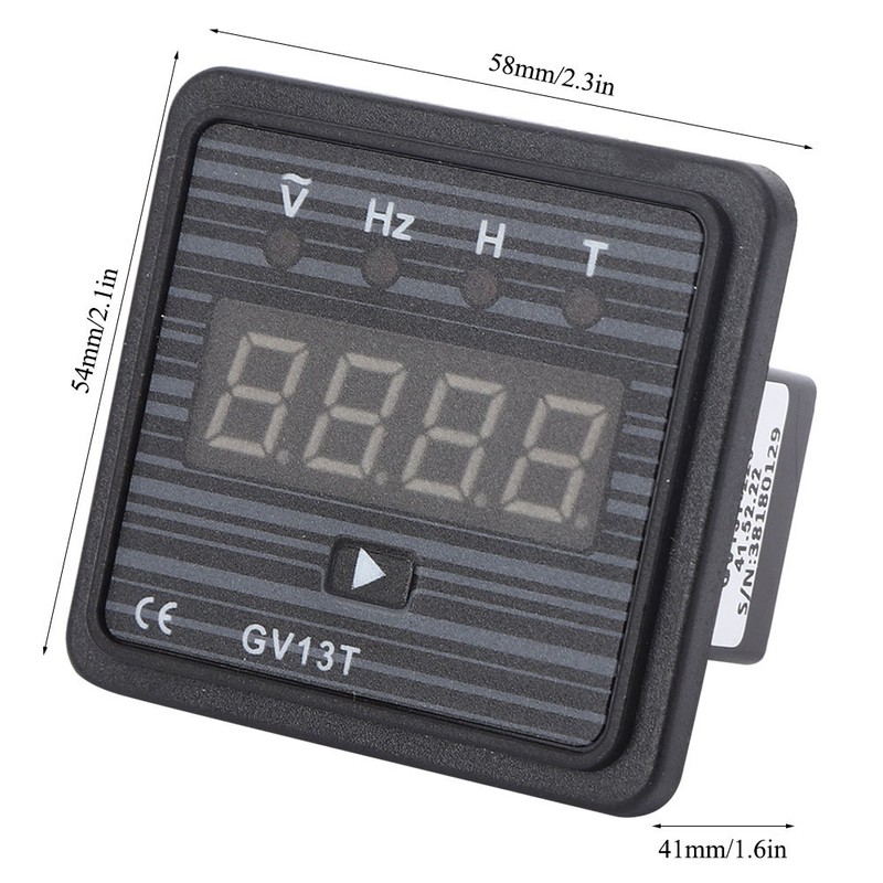 Generator Digital Display Meter 3 in 1 Voltage Frequency Chronograph