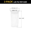 PATIKIL 4" IBC Lid Filter 3 Pack 220mm Long Washable