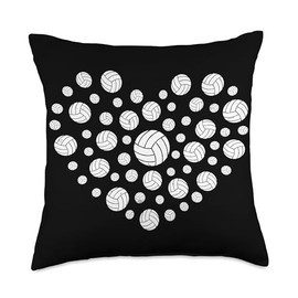 Water polo Ball Heart Throw Pillow
