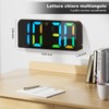 PiKaPiKaP RGB Digital Alarm Clock, 9.6 Inch Digital Wall Clock,