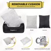 BurgeonNest Dog Car Seat for Small Dogs, Fully Detachable and