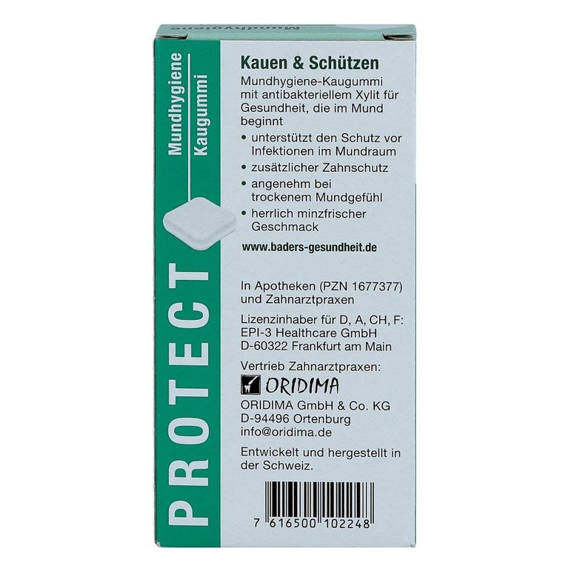 BADERs Protect Gum Mouth Hygie 16 St Gum
