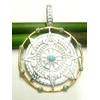 Silberschmuck - BG Sterling Silver Plated Maya Compass Pendant with
