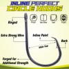 LURELINK-Inline-Circle-Hooks-Saltwater-for-Catfish-Bass-Octopus-Hooks-Fishing-Hook-Freshwater 50 Pack (3/0 50-Pack, Black)