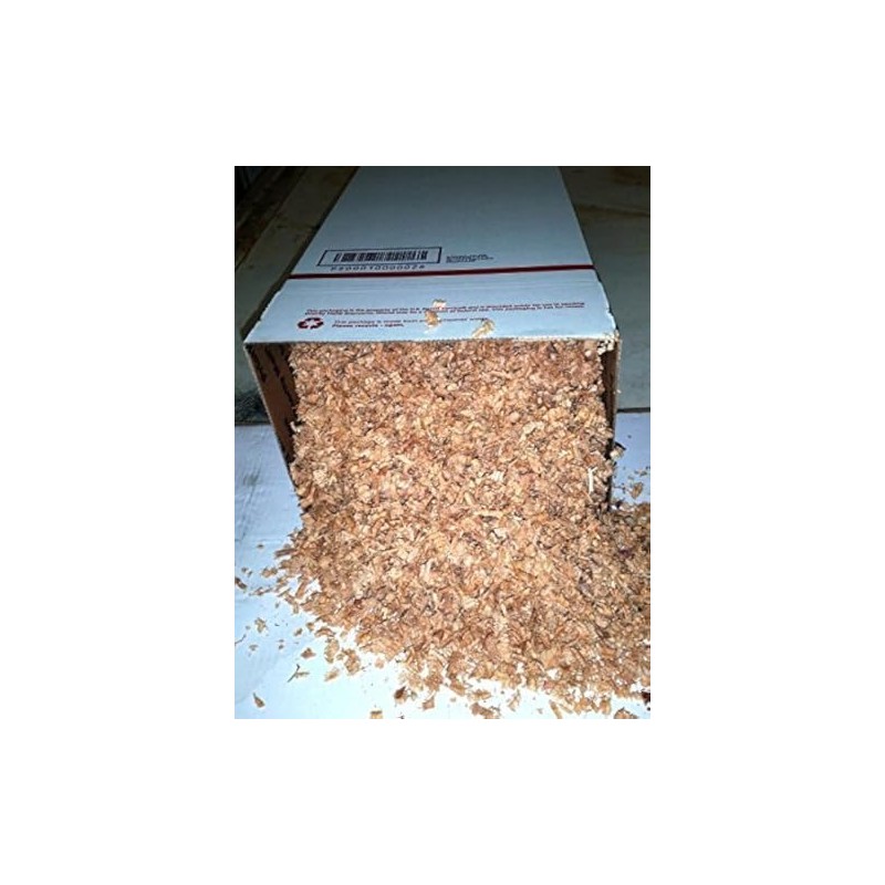 1 Full box of Red Oak wood shavings. 100% all