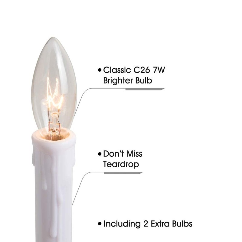 New Ideal Lights Window Candles with Timer – Electric Christmas