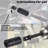 8 Pcs Thread Tap Socket Set 1/4" & 3/8" Drive