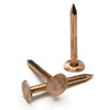 1" Smooth Shank Solid Copper Roofing Nails 10 Gauge USA