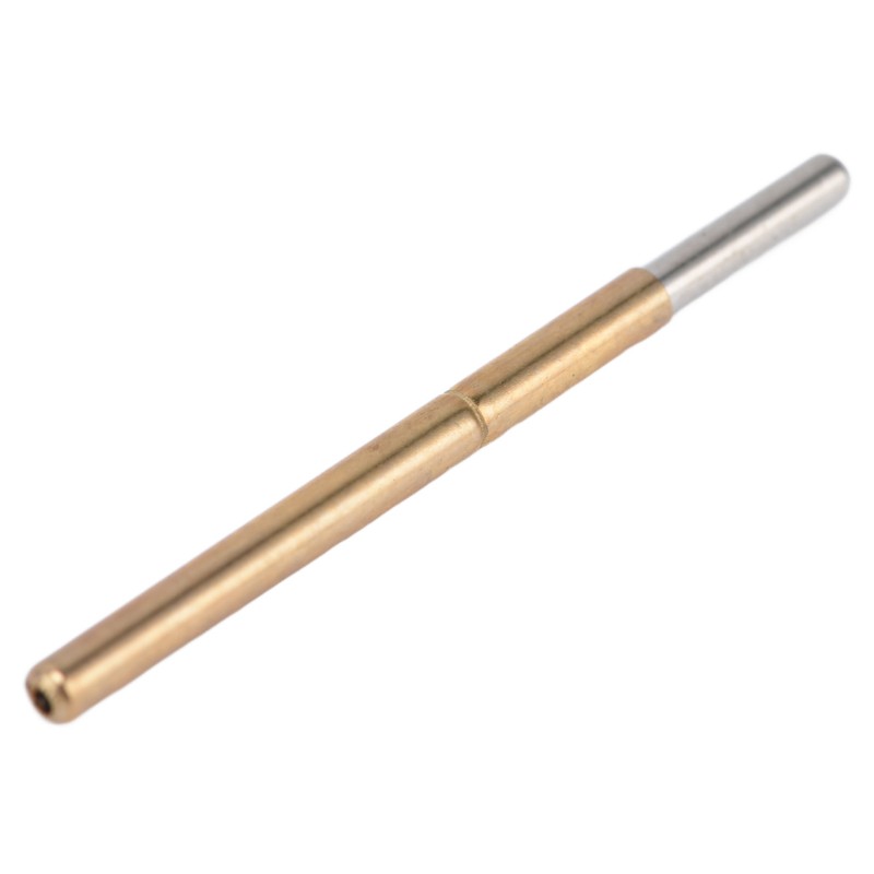 100PCS Spring Test Contact Probes Brass Stainless Steel Round Head