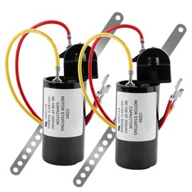 Fetechmate 8333A9021 Air Conditioner Hard Start Kit Hard Start Capacitor kit 8333a9021 PKG 8335-9021-9333-9021 105620-10-70 Replacement AC Hard Start Kit-2 Pack