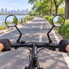 2-Piece Universal Bike Rearview Mirrors – 360° Rotating Handlebar Mirrors