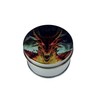 Druid Forge 35mm d20 Dragon Egg dice - Darkvision Black