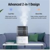FABULETTA Quite Air Humidifier Diffuser for Bedroom Large Room Cool/Warm