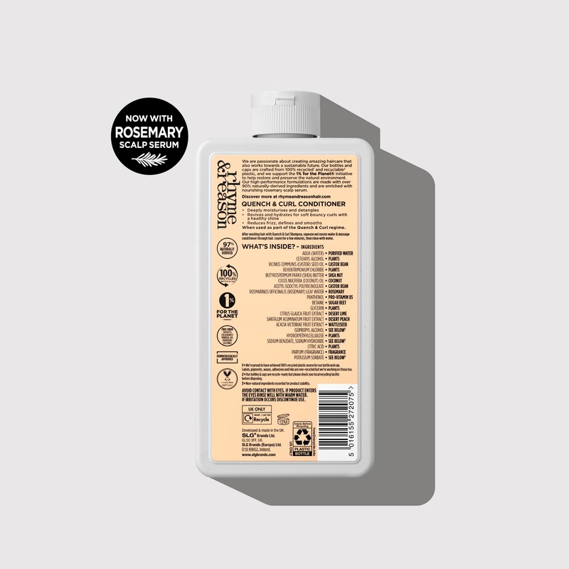 Rhyme & Reason - Quench & Curl Conditioner+, Moisturising for