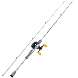 Sougayilang Spinning& Casting Fishing Rod Combos with Graphite 2Pc Blanks Fishing Reel for Bass Fishing (Casting with Right Handed, 7'0" Medium Heavy- Fast- 2piece)