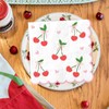FYSUIMU 50Pcs Bow Cherry Scalloped Napkin Coquette Paper Luncheon Napkin