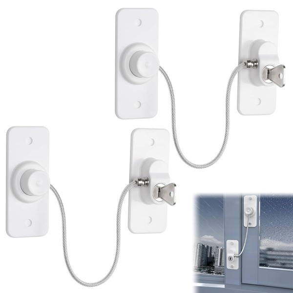 Pack of 2 Fridge Locks, Child Lock Children No Drilling