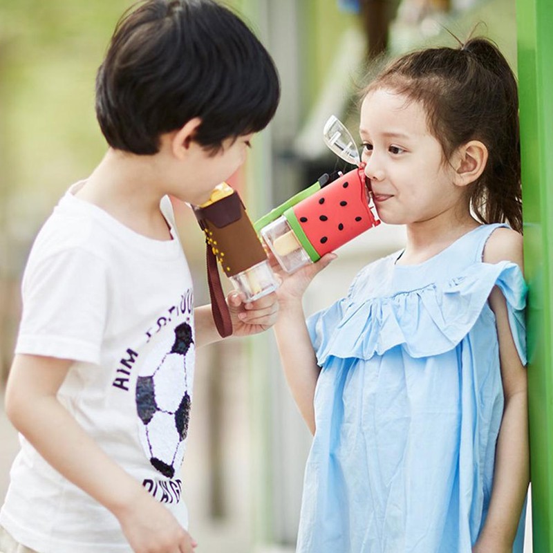 Cute Water Bottle for Kids Ice Cream Shape Water Cup