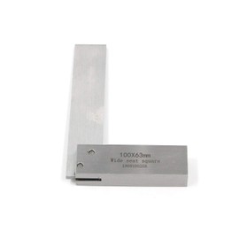 T Tulead Precision Square Woodworking Ruler L-Shape Carpenter Square 90 Degree Machinist Square 100x63mm