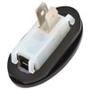 Spares2go Black Gas Hob Push Start Ignition Button Switch for