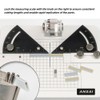 ANSAI Miter Cutter, Angle Cutting Station with 3 Replacement Blades,