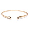 SM Inspirational Positive Message Engraved Thin Cuff Bangle Bracelets for