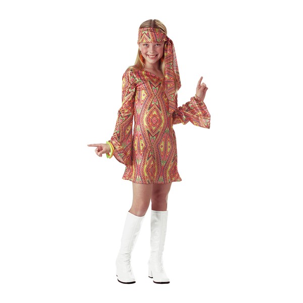 Child Disco Girl Costume X-Large (12-14)