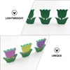 Beavorty 3Pcs Easter Tulip Table Signs Spring Wooden Tulip Decorations