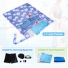 Damero 3 PCS Travel Laundry Bag, Reusable Wet Dry Bag,
