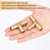 nutmanel T-Hose Connector Brass 10 mm Compressed Air Hose Connector