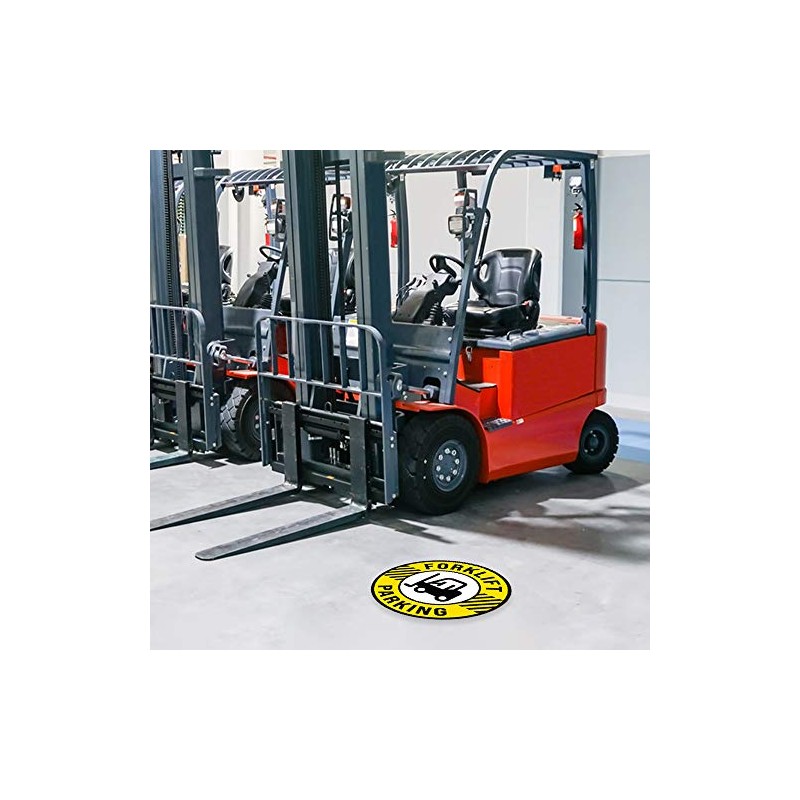 ExcelMark Forklift Floor Decal (FORKLIFT PARKING 1, 15")