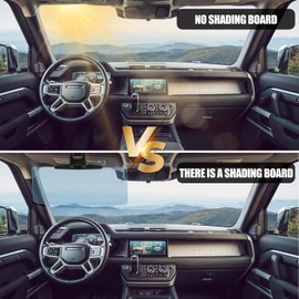 Car Sun Visor, Sun Extension Car Window Protection with Polarized Glare Protection Sunshade Extender for Suvs, Trucks