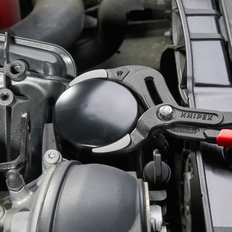 KNIPEX Tools - Pipe Gripping Pliers With Serrated Jaws (8101250),