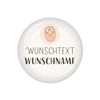 lijelove® PFLEGEHELDEN Wunschtext & Wunschname mit Baby, als Button, Magnete,