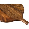 SOFE Walnut Wood Pizza Serving Board, 12" Round Thick Cutting