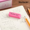 Pink Erasers, Shuttle Art 200 Pack Pink Erasers Bulk for
