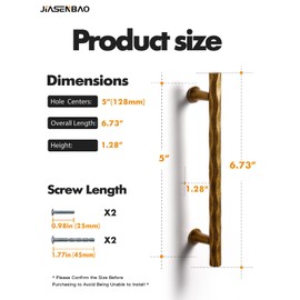 JIASENBAO Antique Brass Cabinet Pulls 5" Hole Center 5 Pack Hammered Vintage Cabinet Handles Decorative Kitchen Drawer Dresser Cupboard Bathroom Vanity Cabinet Hardware Rhombus
