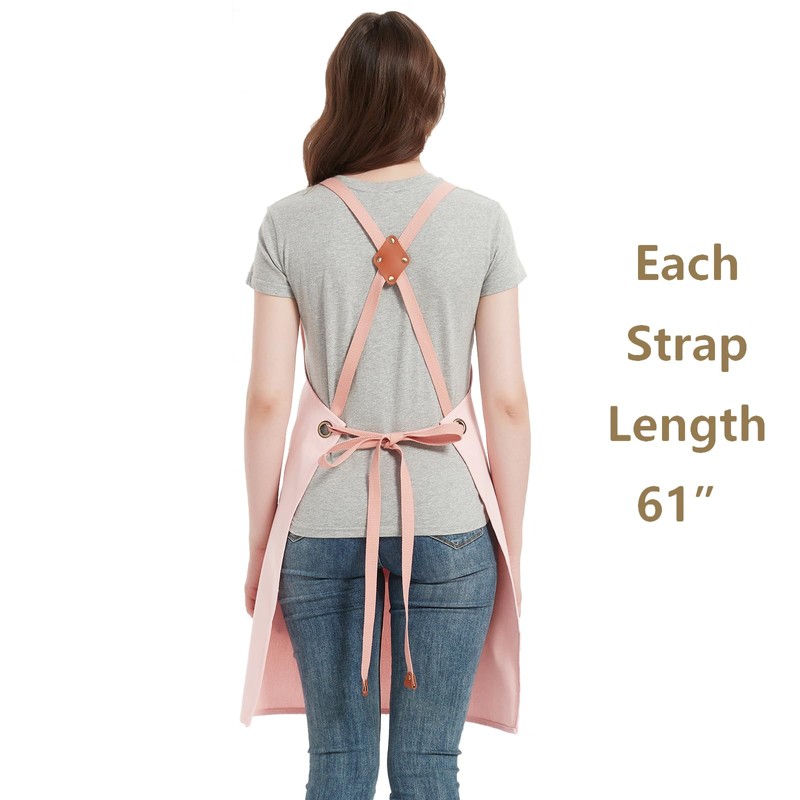 AFUN Chef Aprons for Women Men with Large Pockets, Cotton