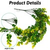 Hamiledyi Reptile Plants Hanging Terrarium Plants Artificial Leaves Habitat Decorations