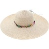 Lanzom Womens Wide Brim Summer Straw Hat Floppy Foldable Roll