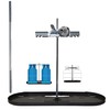 RV Dual Propane Tank Mounting Rack with Locking Device for