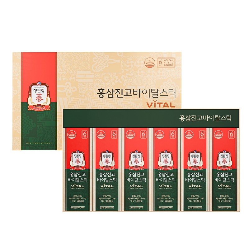 CheongKwanJang Red Ginseng Jingo Vital Stick 10g 30 packs /